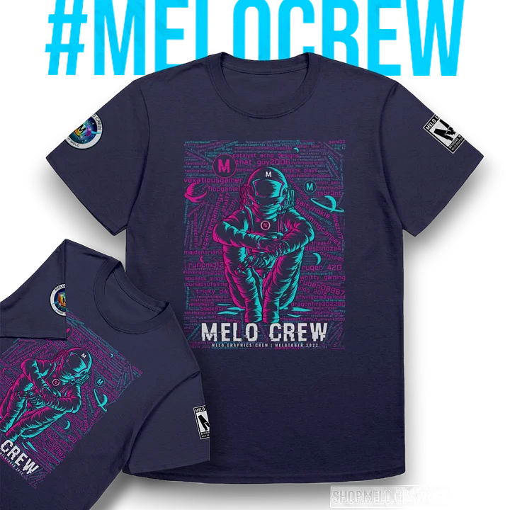 #MELOtober 2022 MELO CREW Vibes - Personalized T-Shirt + BONUS | #MadeByMELO product image (1)