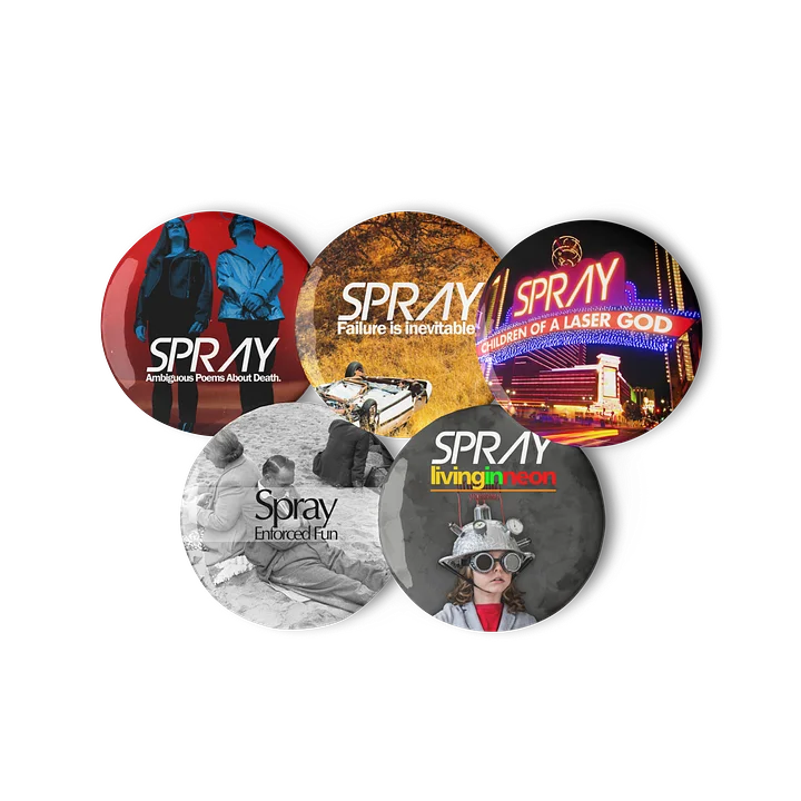 SPRAY album badge set product image (3)