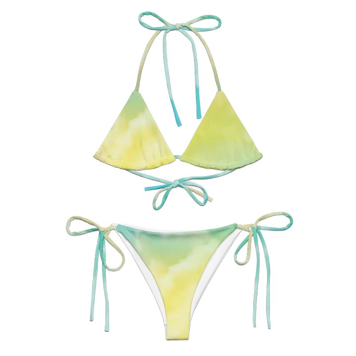 Blur cloud rainbow Design String Bikini - V8 product image (1)