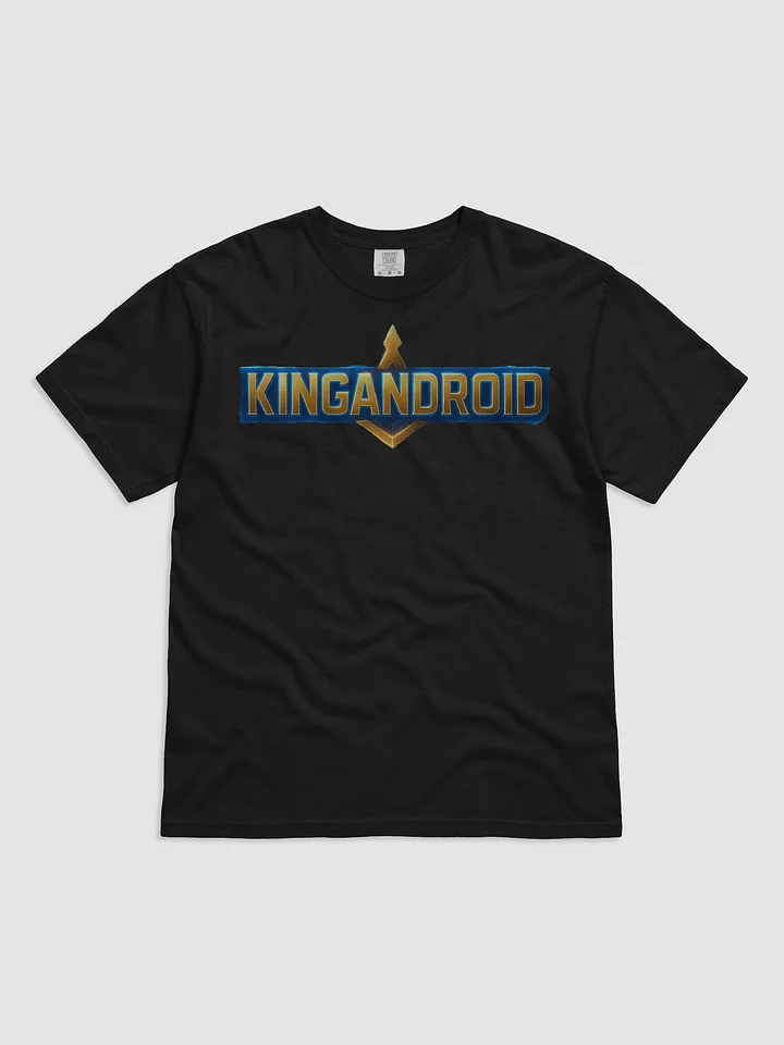 Blue and gold KingAndroid T-Shirt product image (1)