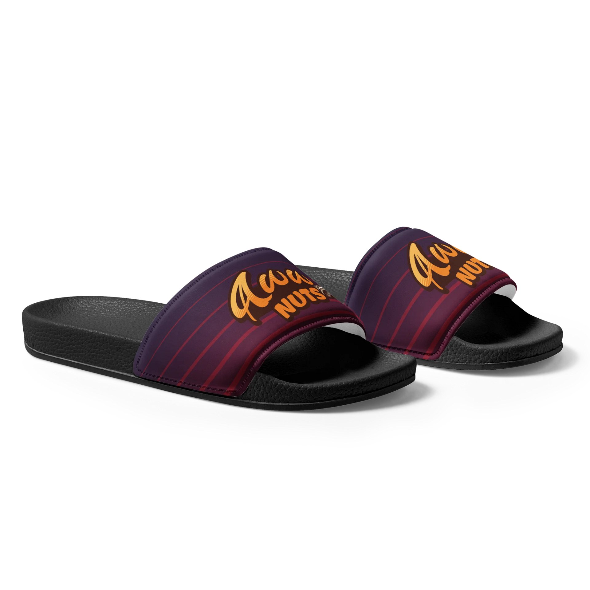 Aww Nuts Men's Slides product image (1)