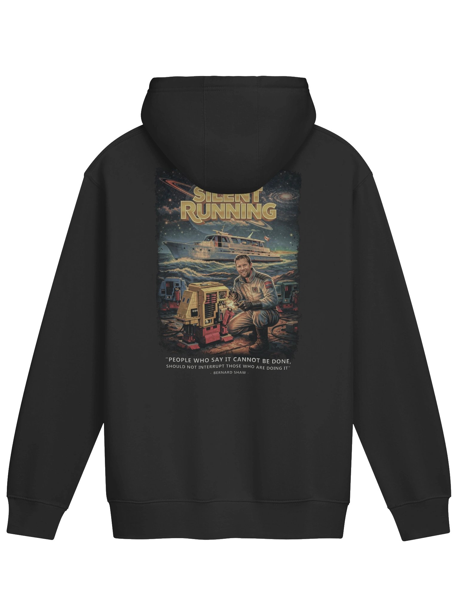 Silent Running Movie Poster Hoodie - Unisex product image (2)
