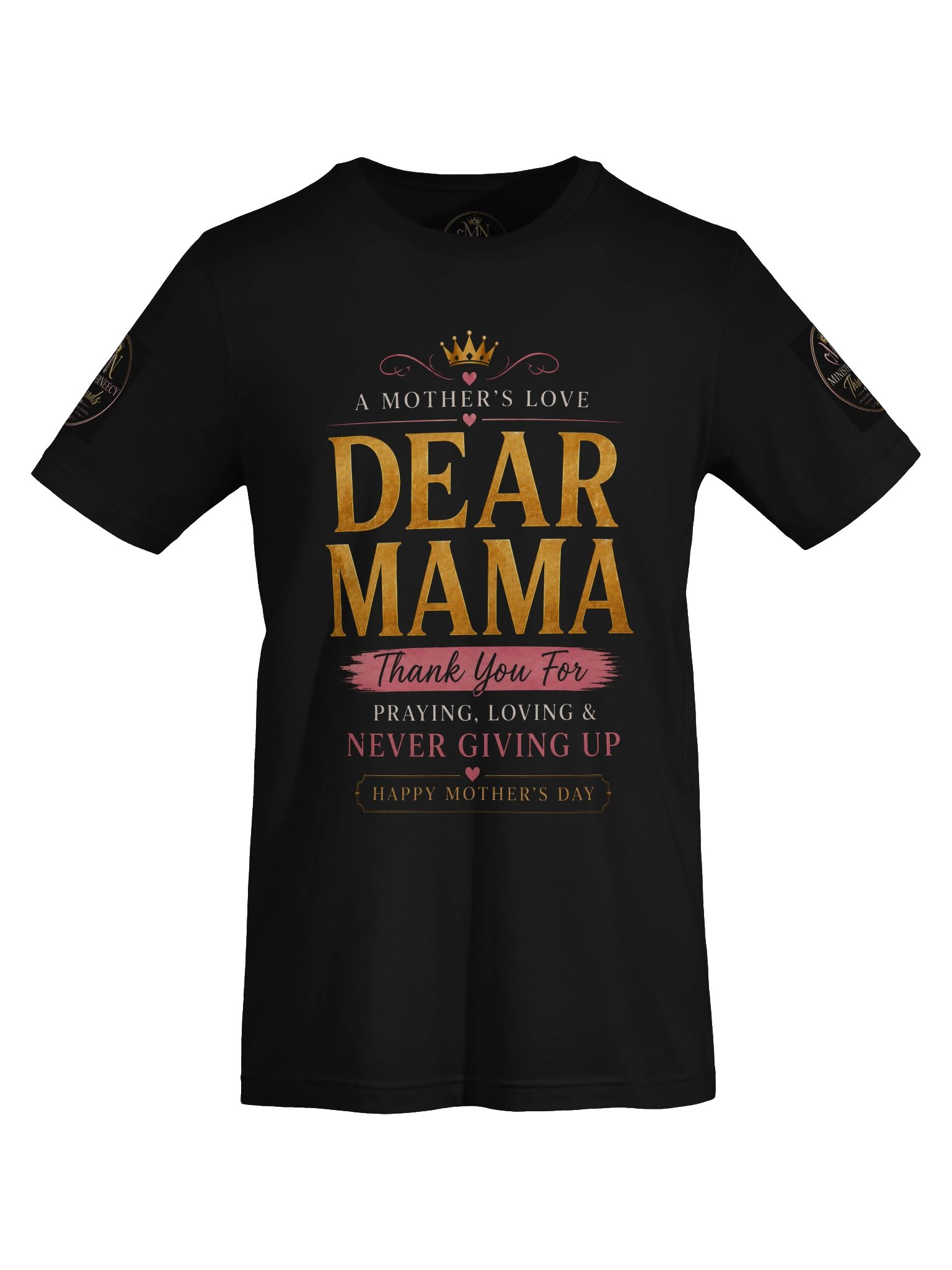 DEAR MAMA Gold & Pink Post Mother's Day Tee product image (7)