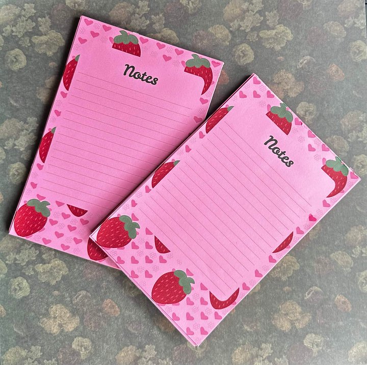 Strawberry Notepad product image (1)