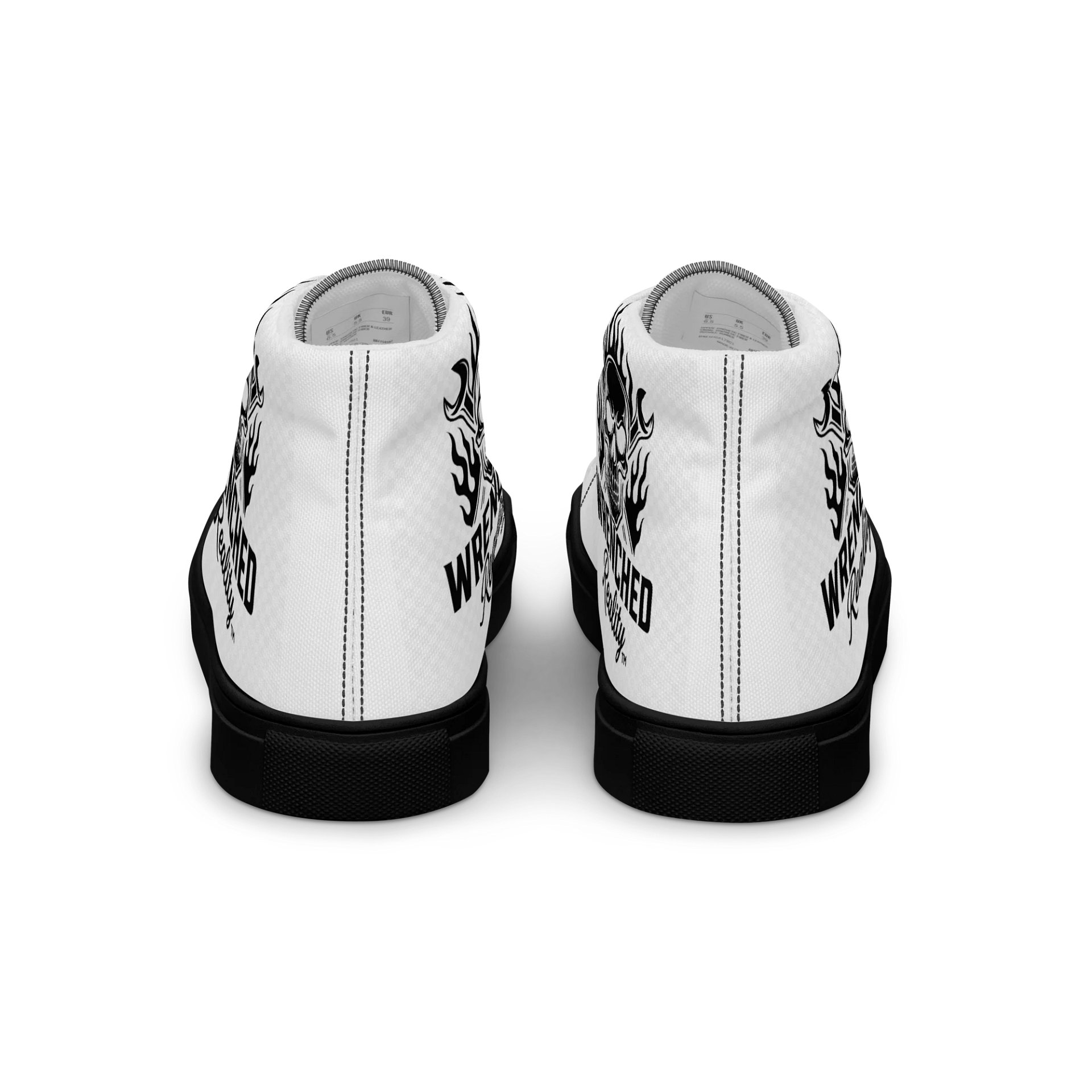 Flaming Skull Men's High Tops product image (4)