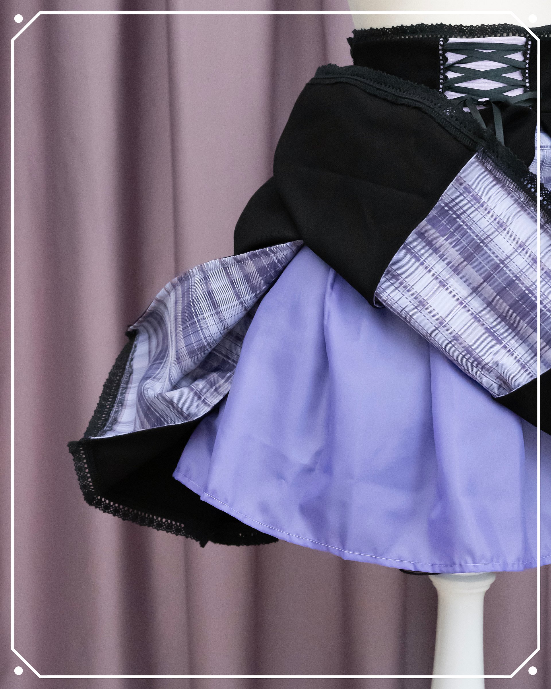 Magical Girls Academy High Waist Pleated Skirt product image (4)