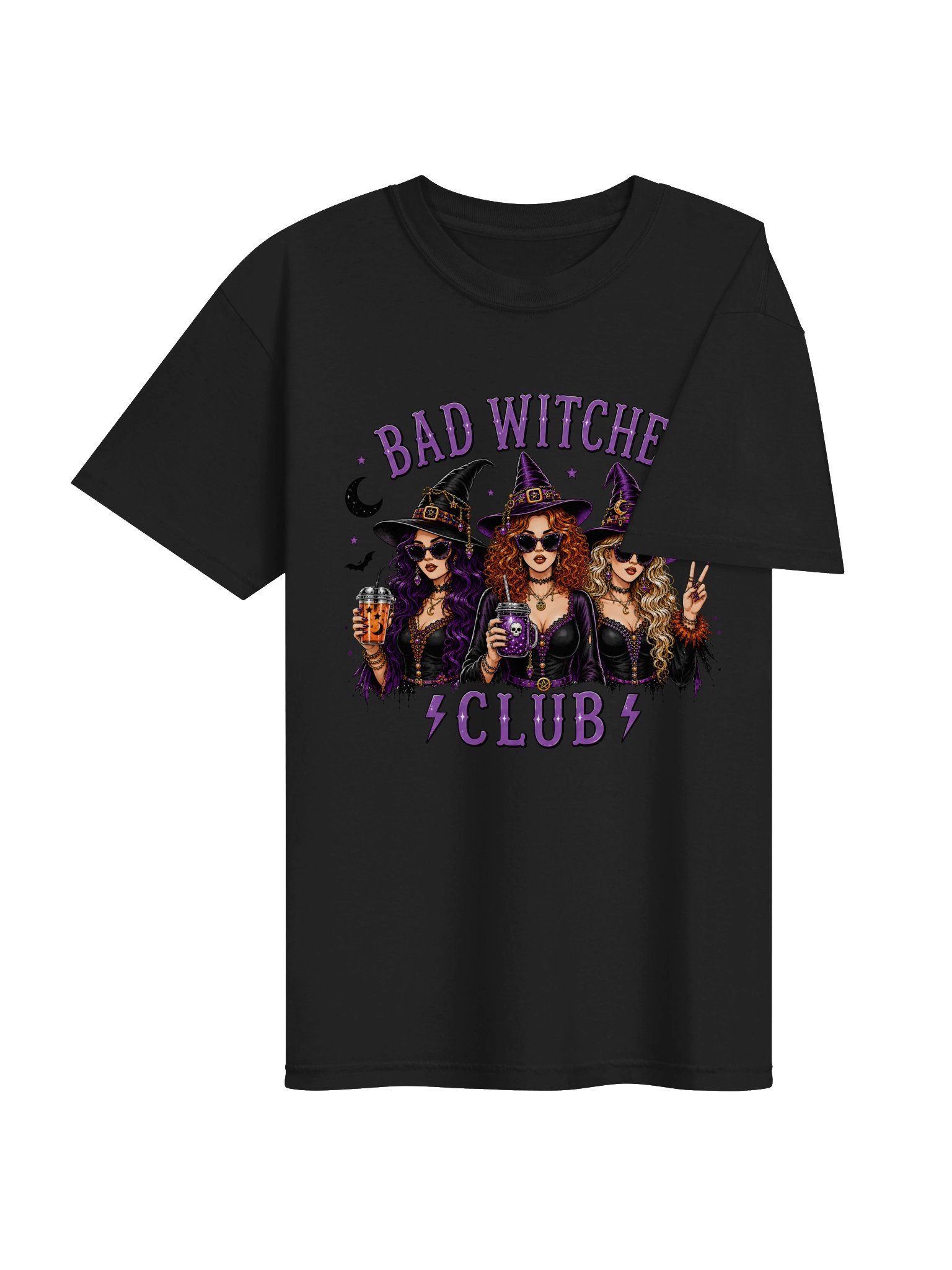 Bad Witches Club T-shirt product image (25)