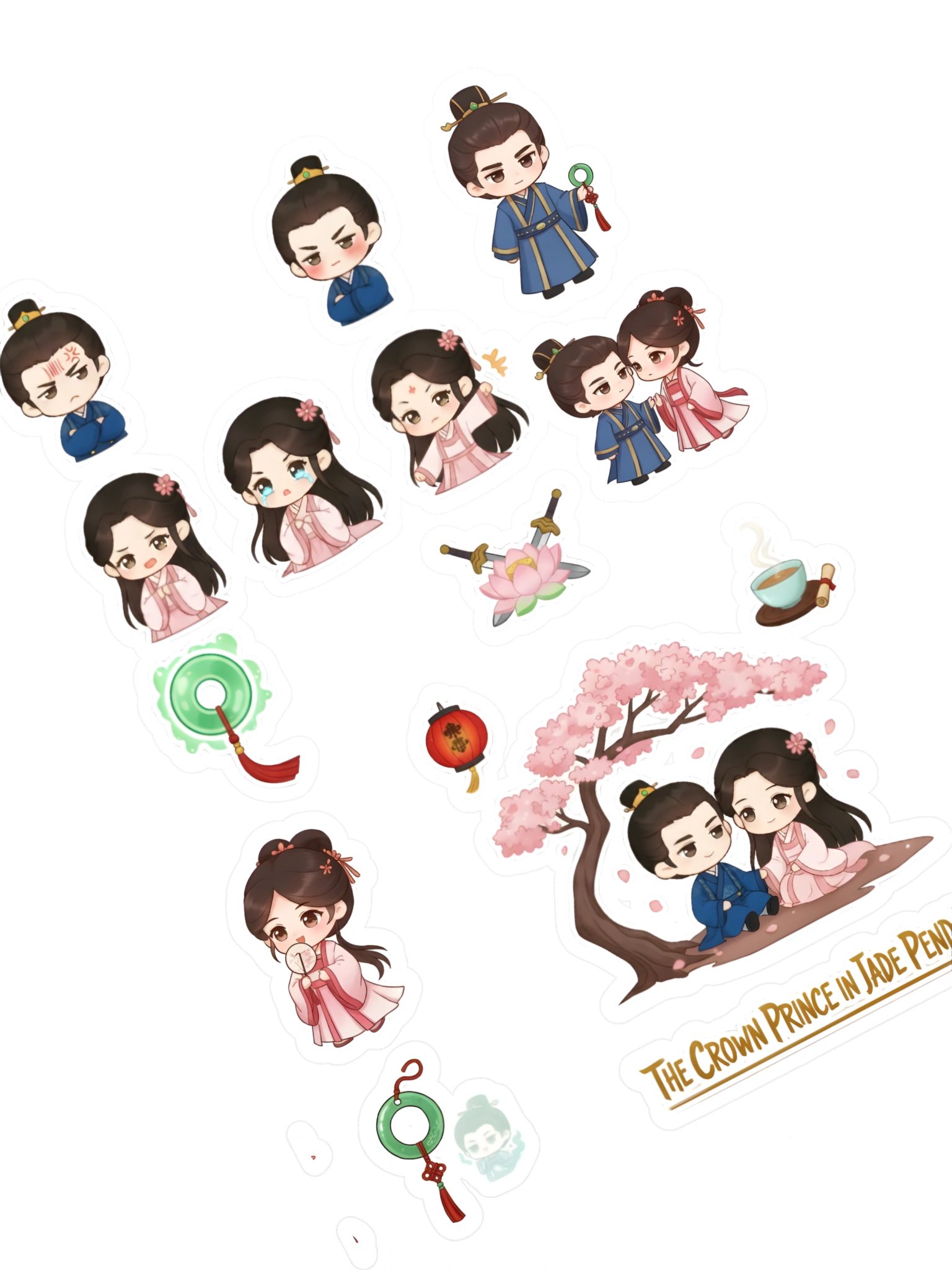 Romantic Chibi Sticker Collection product image (1)