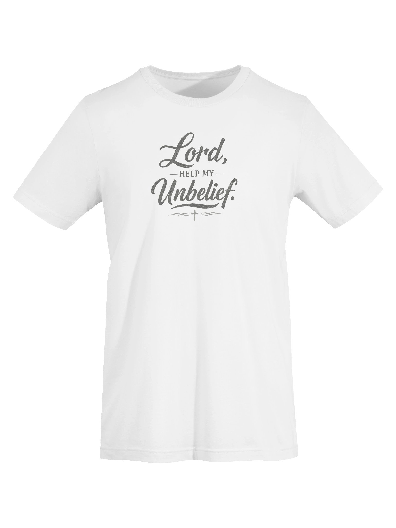Lord Help My Unbelief Shirt, Christian Graphic Tee, Bella Canvas Supersoft Faith Shirt, Mark 9:24 Minimalist Christian T-Shirt product image (6)
