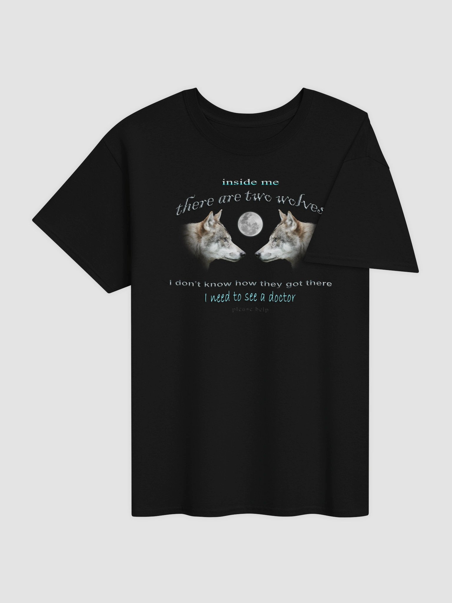 There are two wolves inside me T-shirt product image (4)