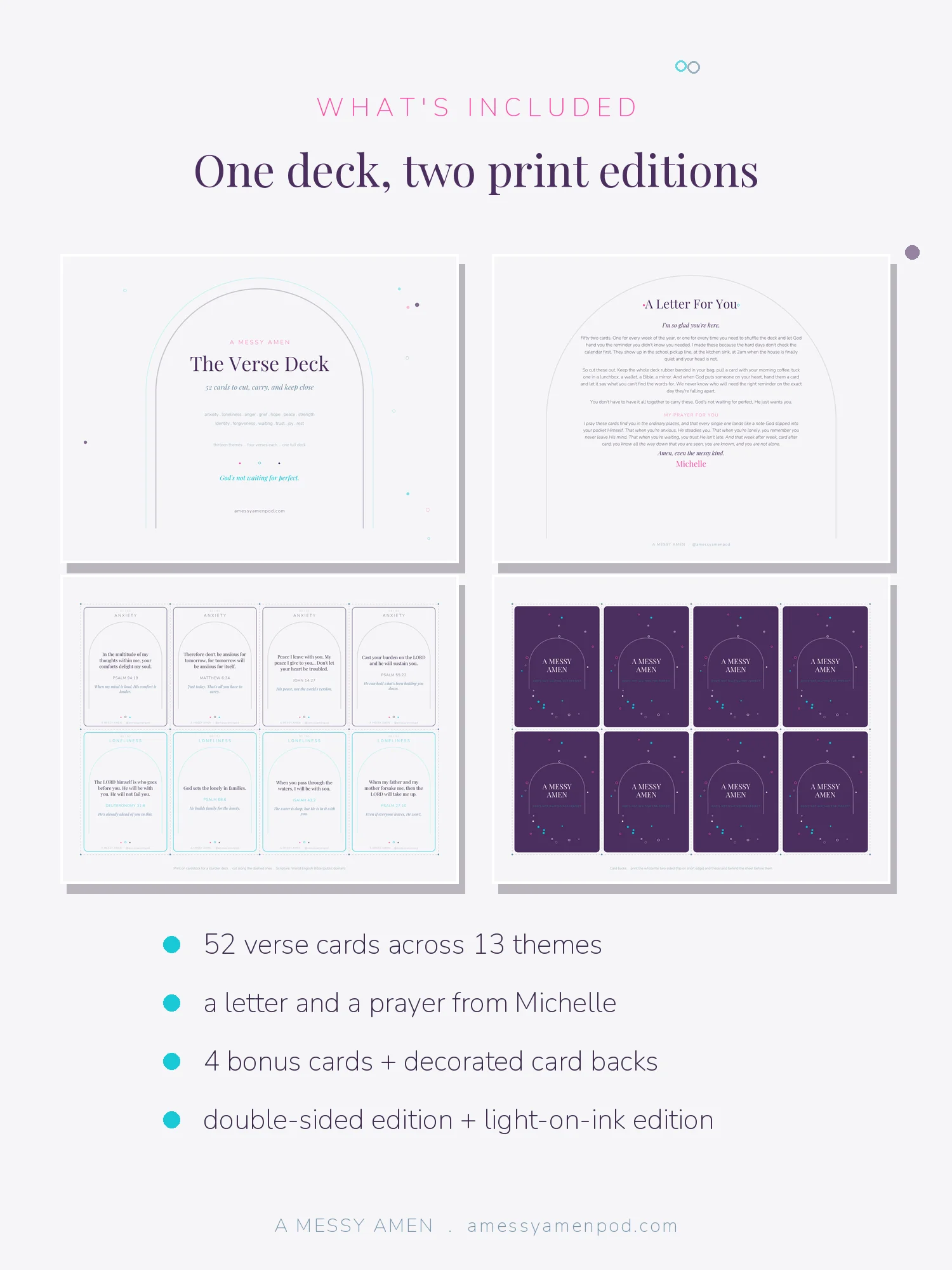 The Verse Deck | 52 Printable Scripture Cards for the Hard Days and the Ordinary Ones product image (3)