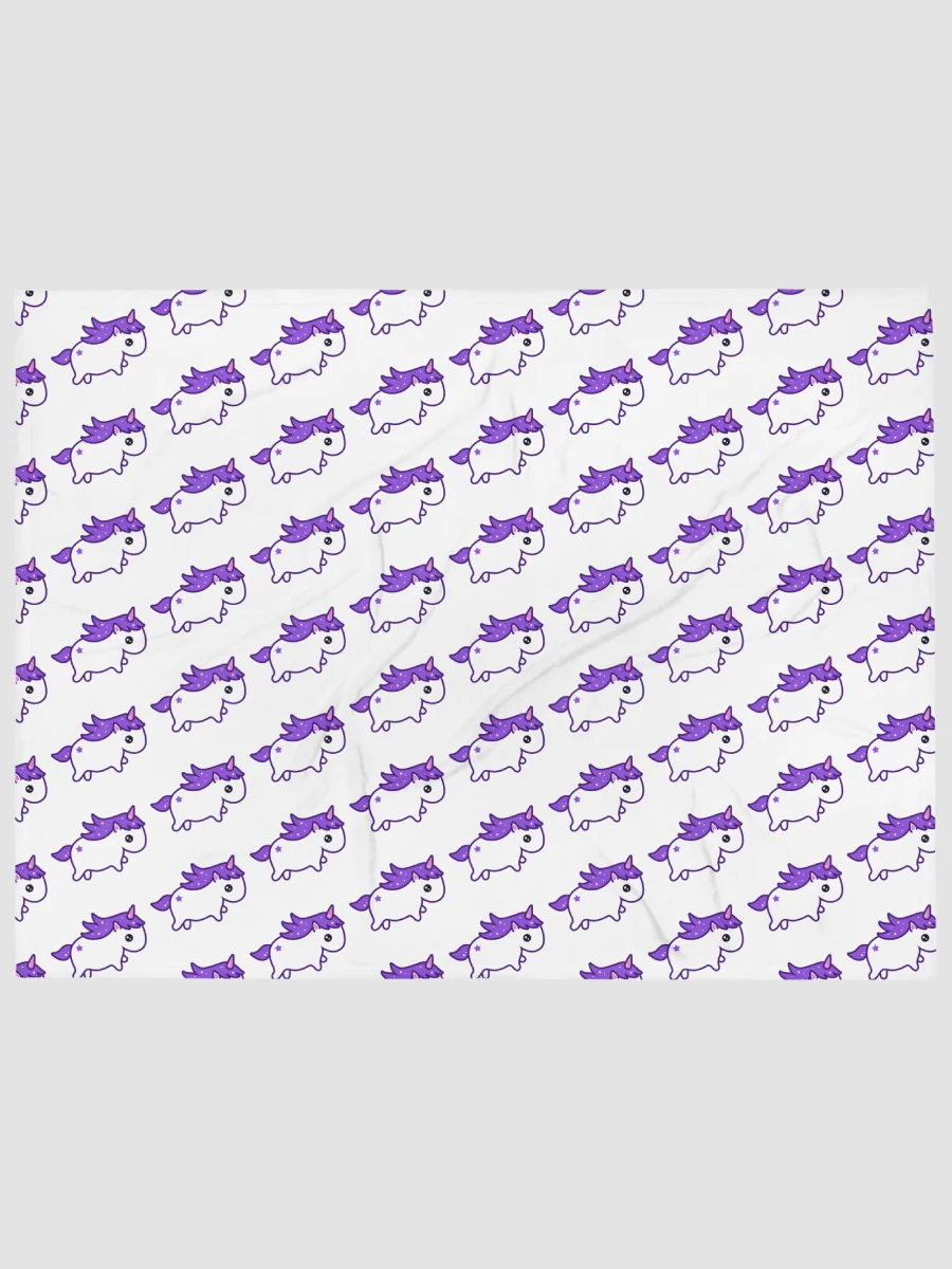 Uwu Unicorn Throw Blanket product image (1)