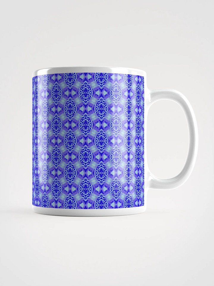 Blue & Purple Seamless Pattern Ceramic Mug product image (2)
