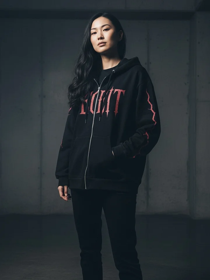 Crimson Rift Zip Hoodie product image (2)