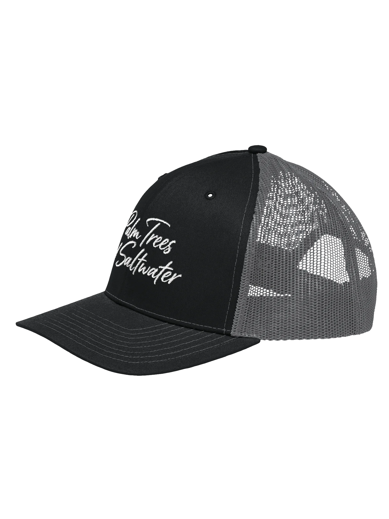 Palm Trees & Saltwater Trucker Hat product image (8)