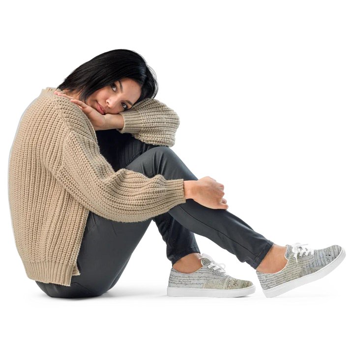 "Composition" Womens Canvas Shoes product image (1)
