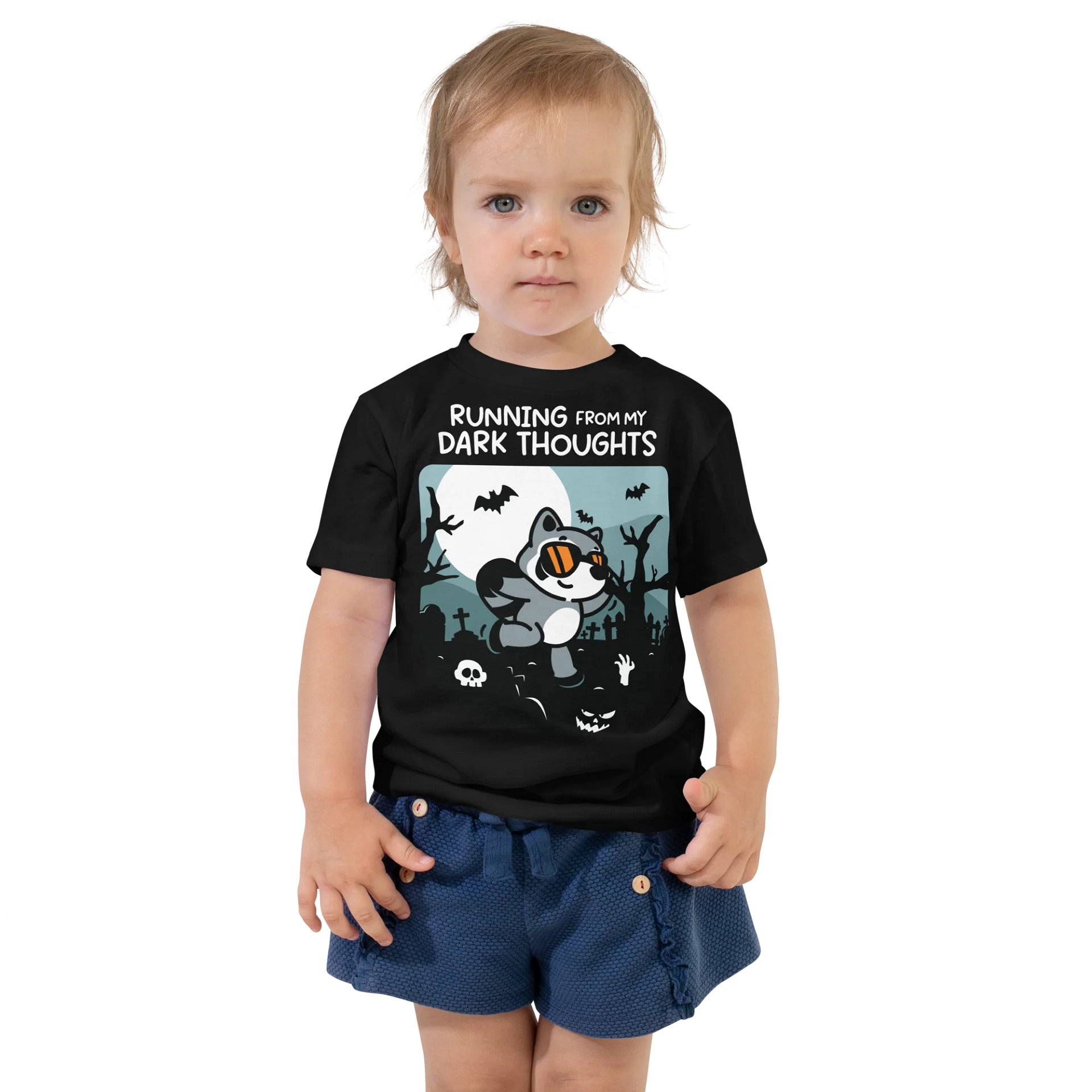 Running From My Dark Thoughts Kids Shirt product image (1)