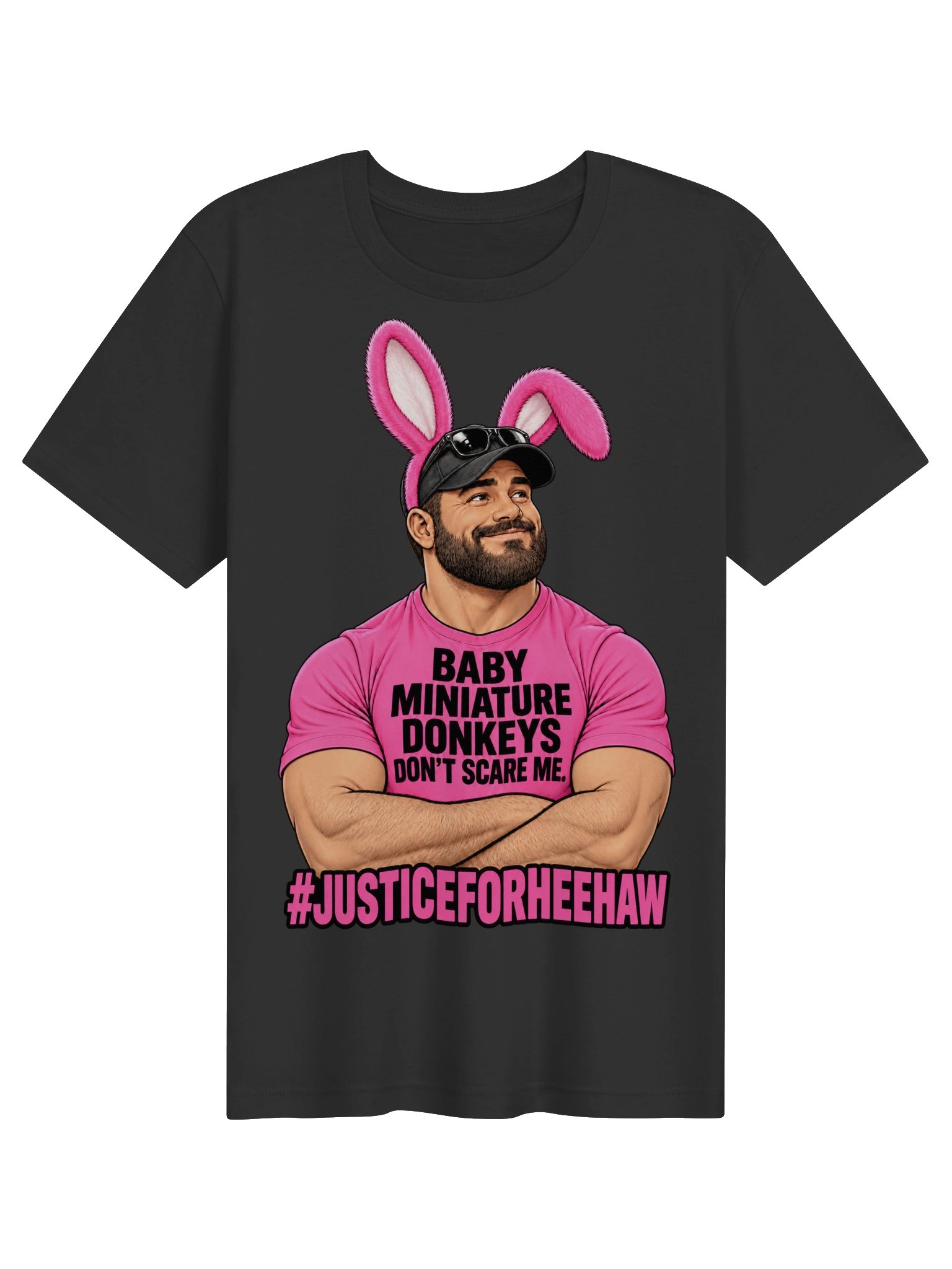 Baby Miniature Donkeys Don't Scare Me — Justice for HeeHaw Unisex T-Shirt product image (1)