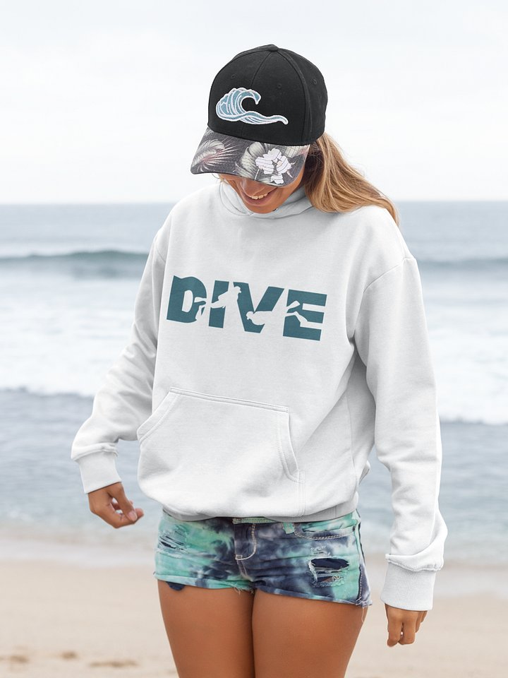 DIVE - White Hoodie product image (1)