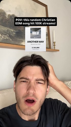 Christian EDM is so back!!! Thank you for streaming this one 🙌
•
Song: ANOTHER WAY by BLVRS + @kaegan_music 
•
•
WE ARE BLVRS...