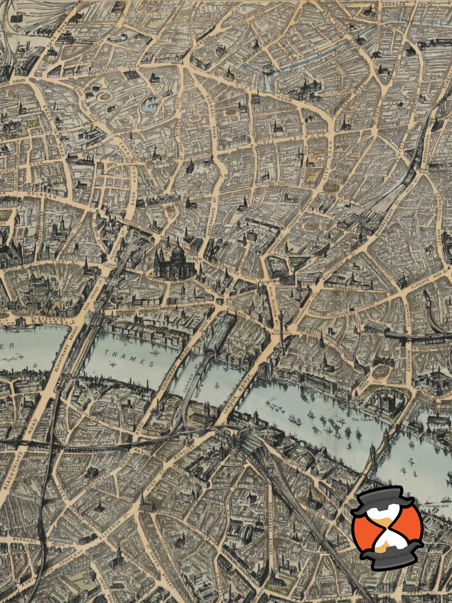 London 1892 (Framed Poster Print) product image (3)