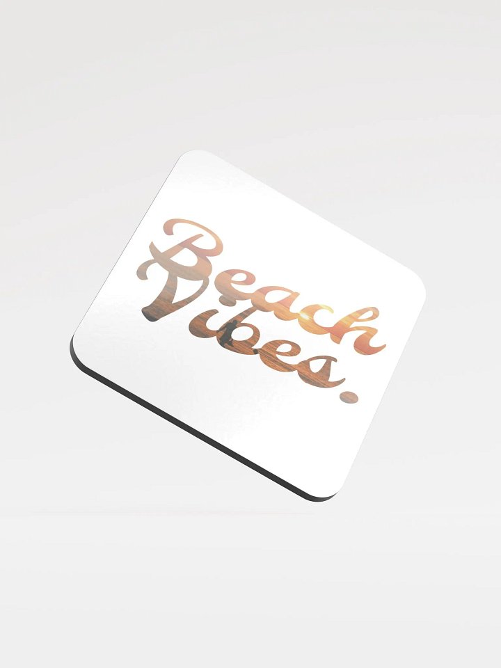 Beach Vibes Sunset Silhouette Coaster product image (2)