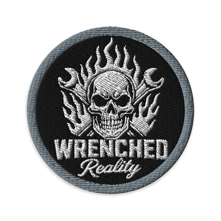 Flaming Skull Wrench Patch Set product image (1)