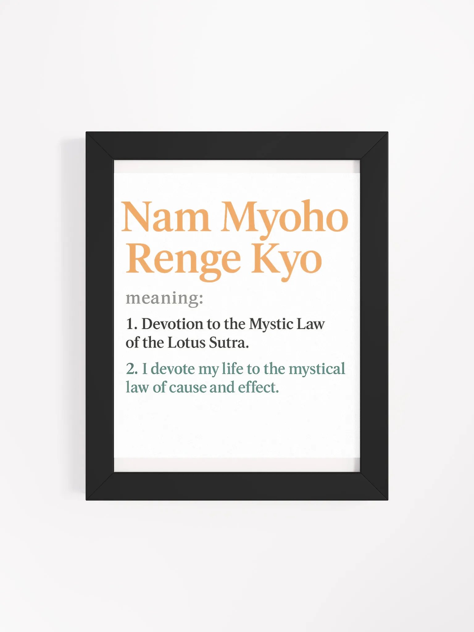 Devotional Nichiren Buddhism Wall Art product image (4)