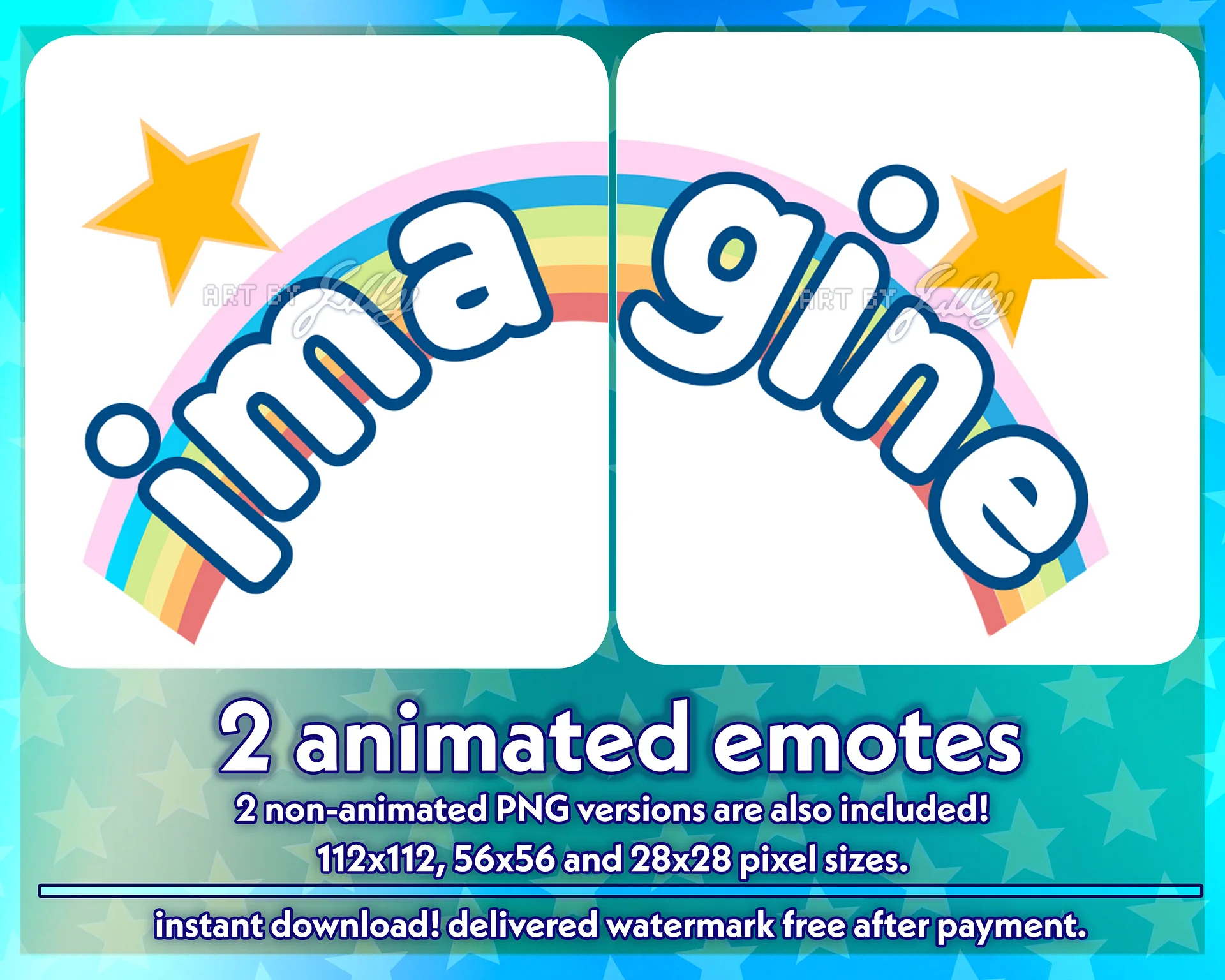 Animated Imagine Emotes product image (1)