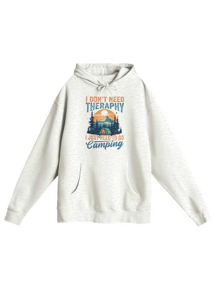 Camping Therapy Hoodie Unisex Pullover Hoodie product image (13)
