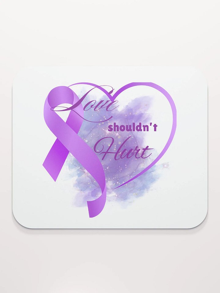 Love Shouldn't Hurt Mouse Pad product image (2)