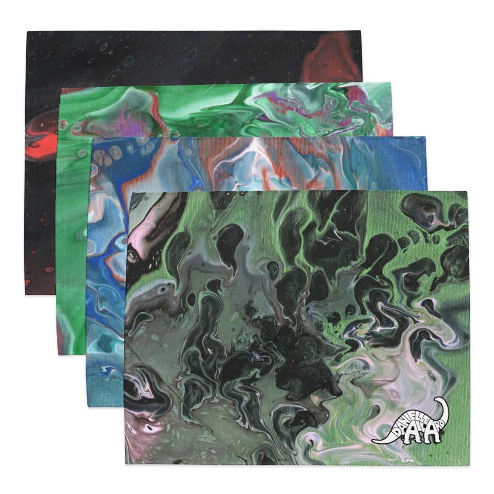 Fluid Acrylic Placemat Set (4 Placemats) product image (1)