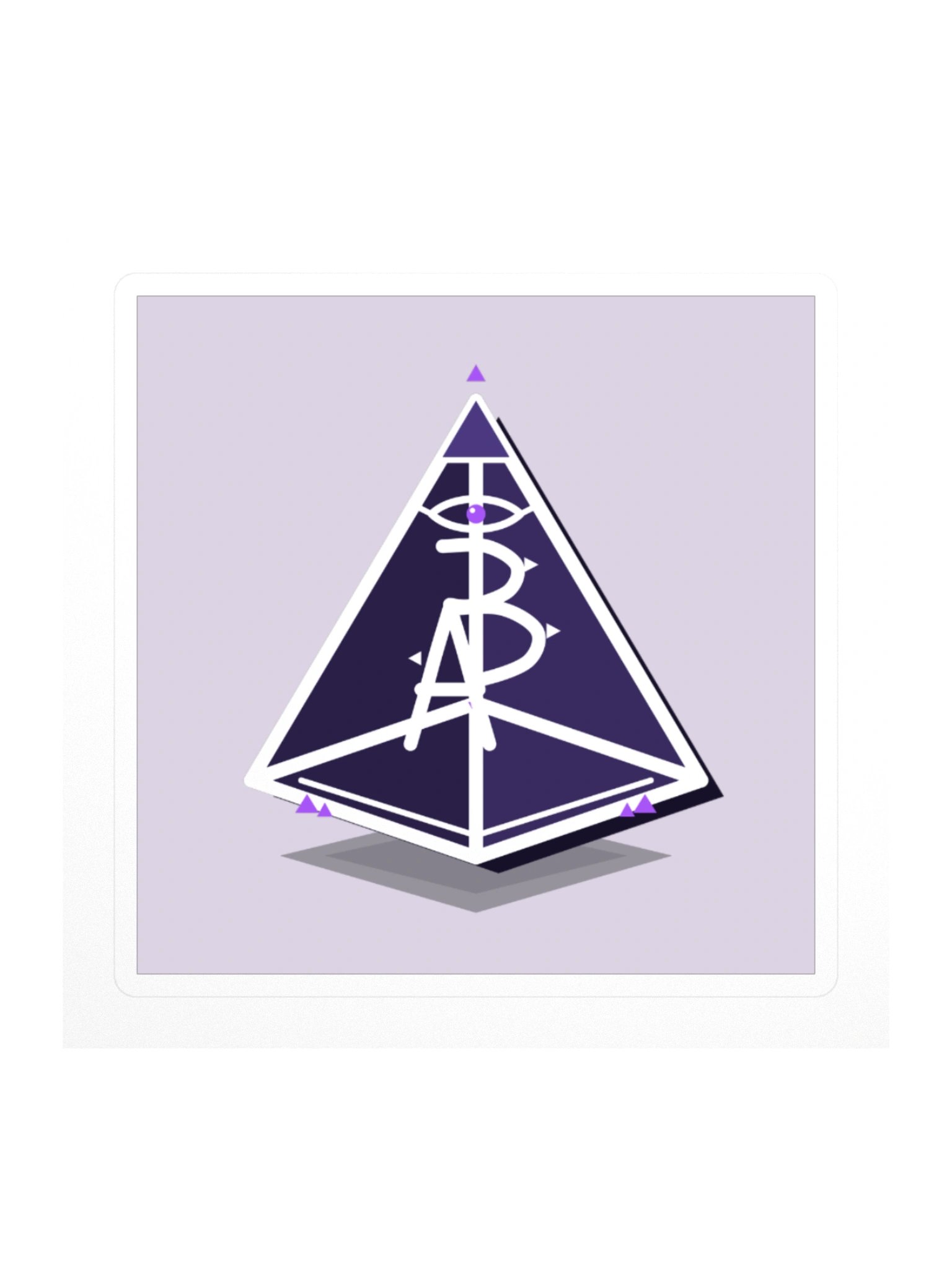 AP-3 Pyramid 3D — Block Sticker product image (1)
