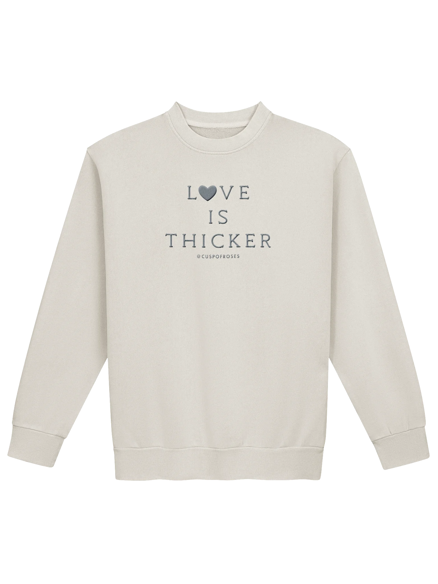 l.i.t. grey embroidered sweatie product image (1)