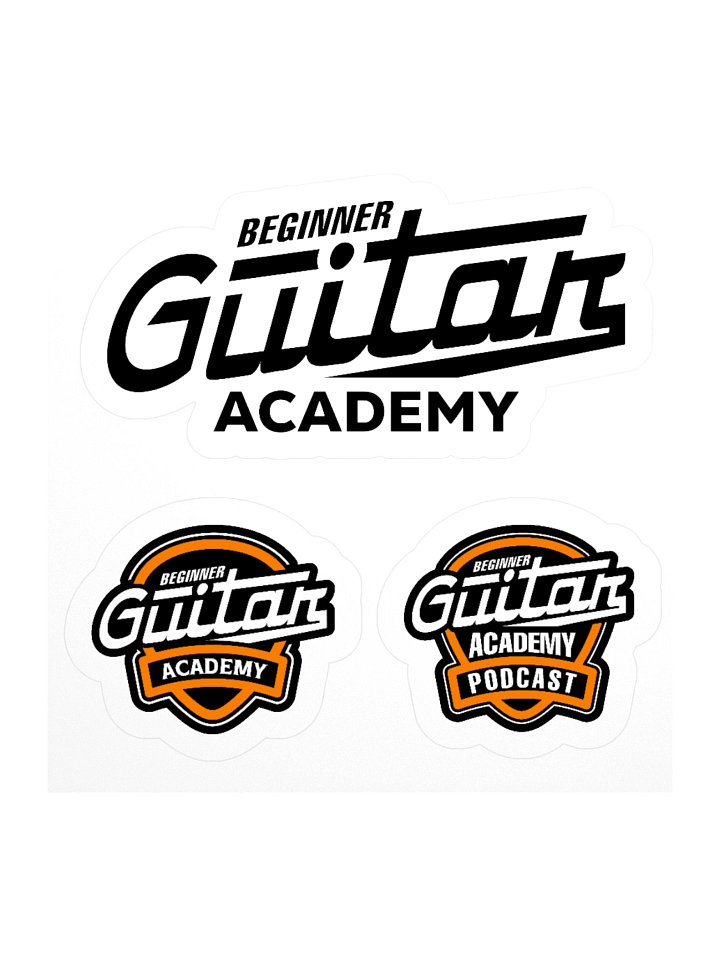Beginner Guitar Academy Stickers Set product image (1)