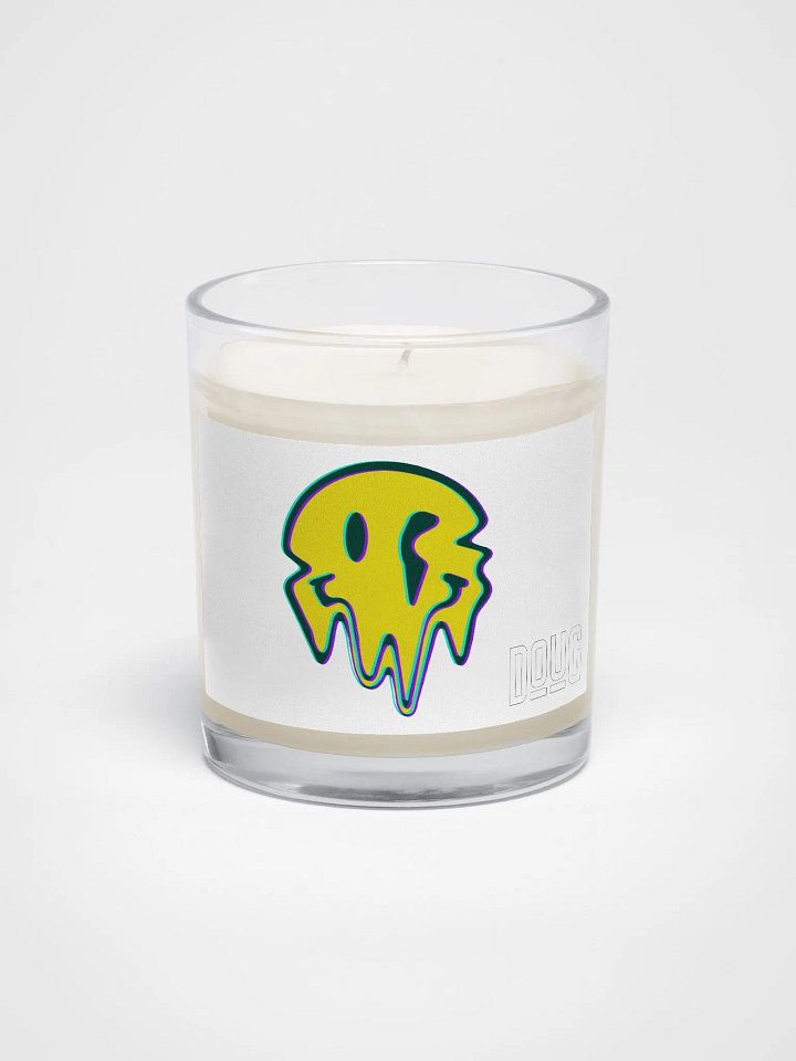 Neon Melting Skull Soy Wax Candle product image (1)