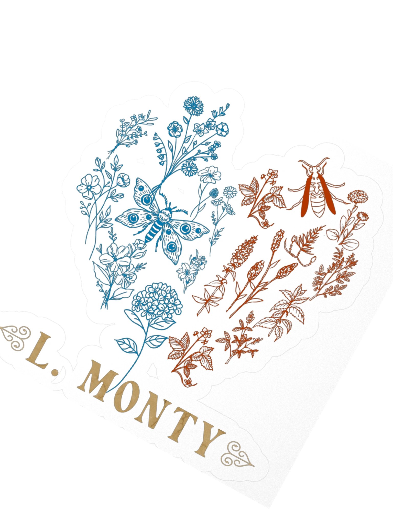 L. Monty Heart Sticker product image (2)