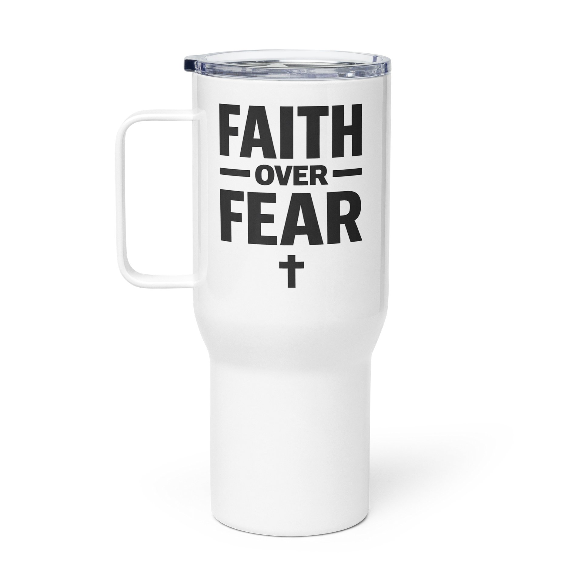 Faith Over Fear Travel Mug product image (2)