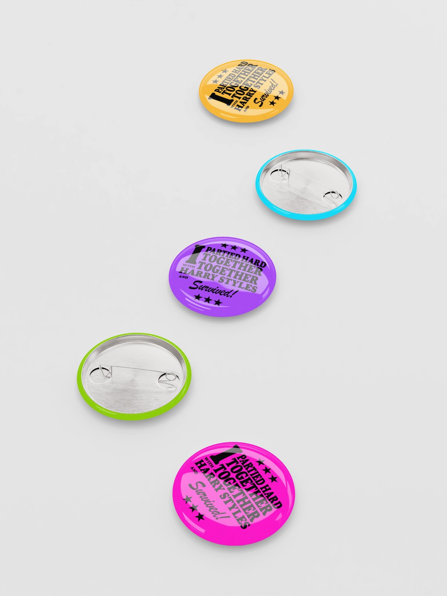 Partied Together Together Pin Buttons product image (4)