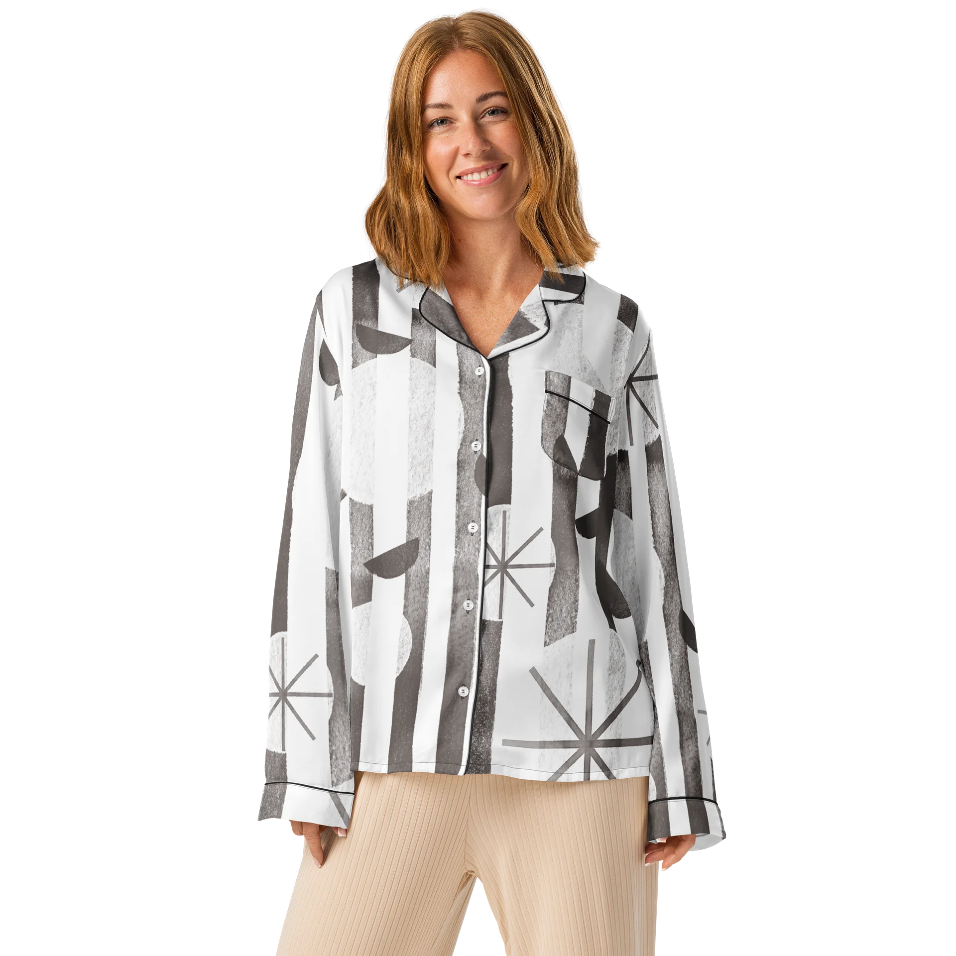 Abstract Moonburst Pajama Top product image (1)