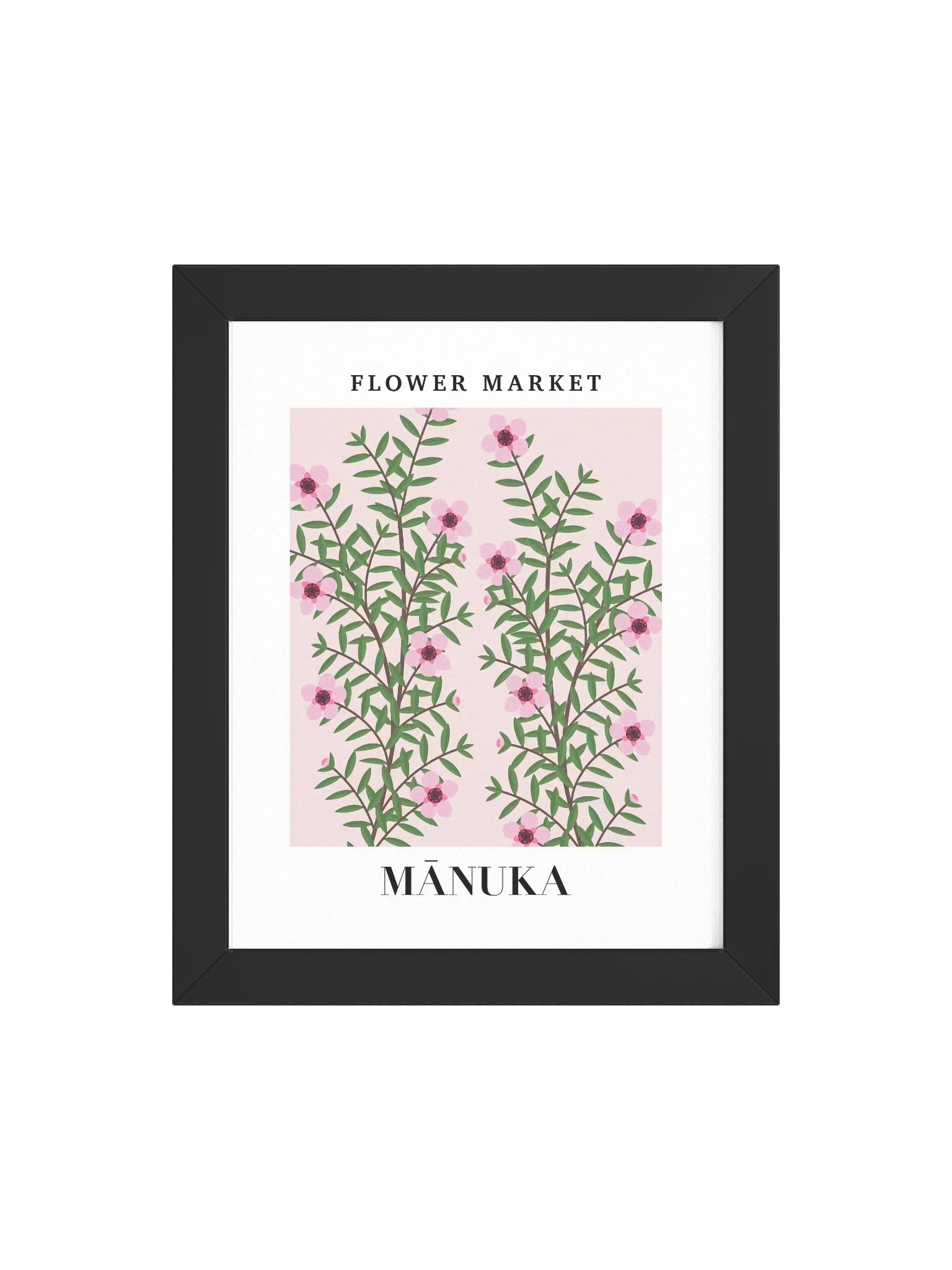 New Zealand Flower Market - Manuka Flower - Framed Wall Art product image (42)