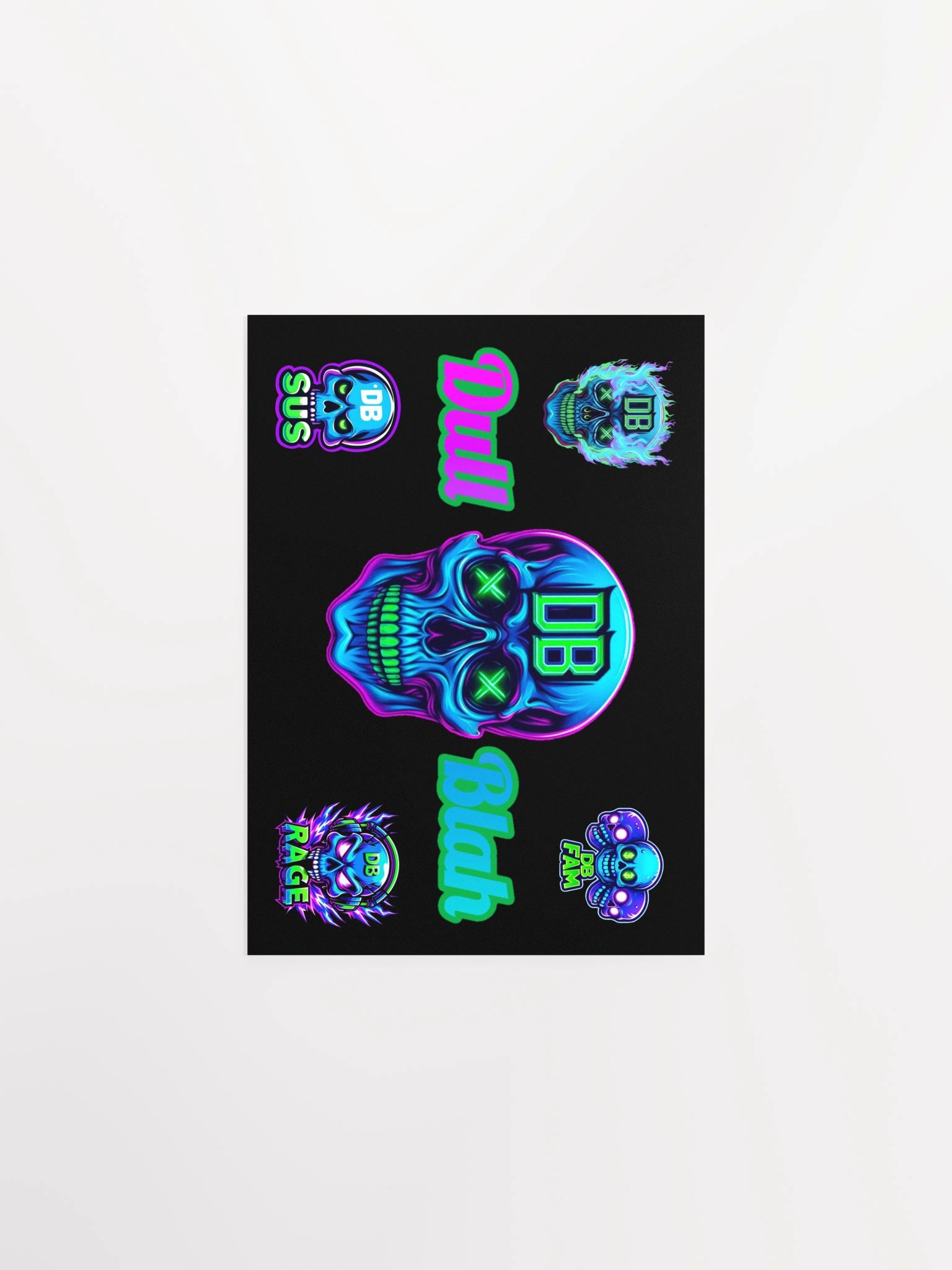 "DullBlah Signature" Enhanced Matte Poster product image (1)