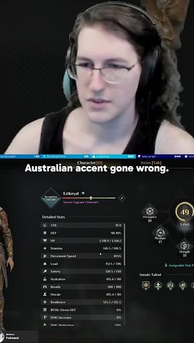 The Australian Accent Challenge #streamerhouse #gamingfunny #australianaccent #oops