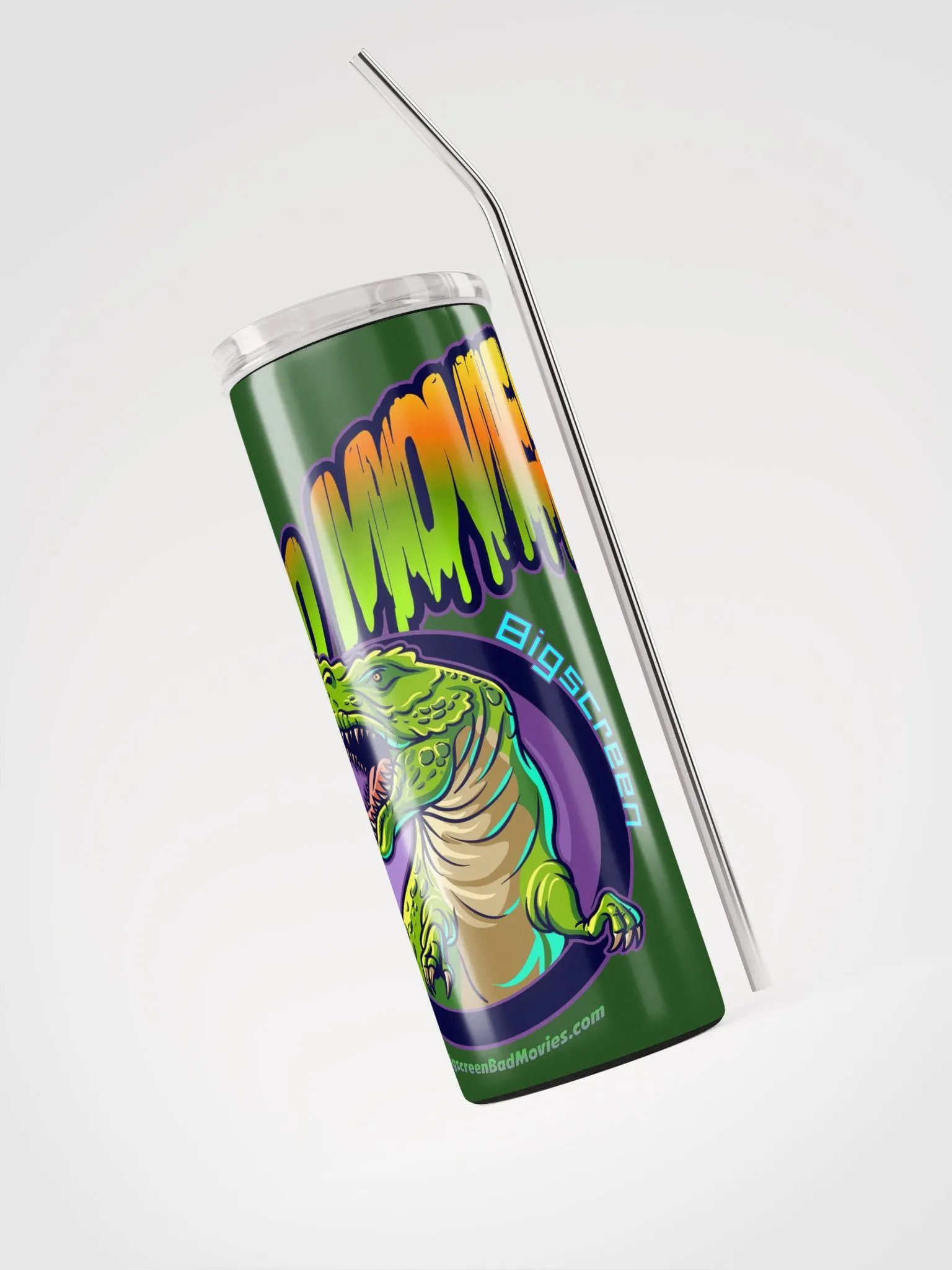 Bad Movies Purple-Green Steel Tumbler product image (3)