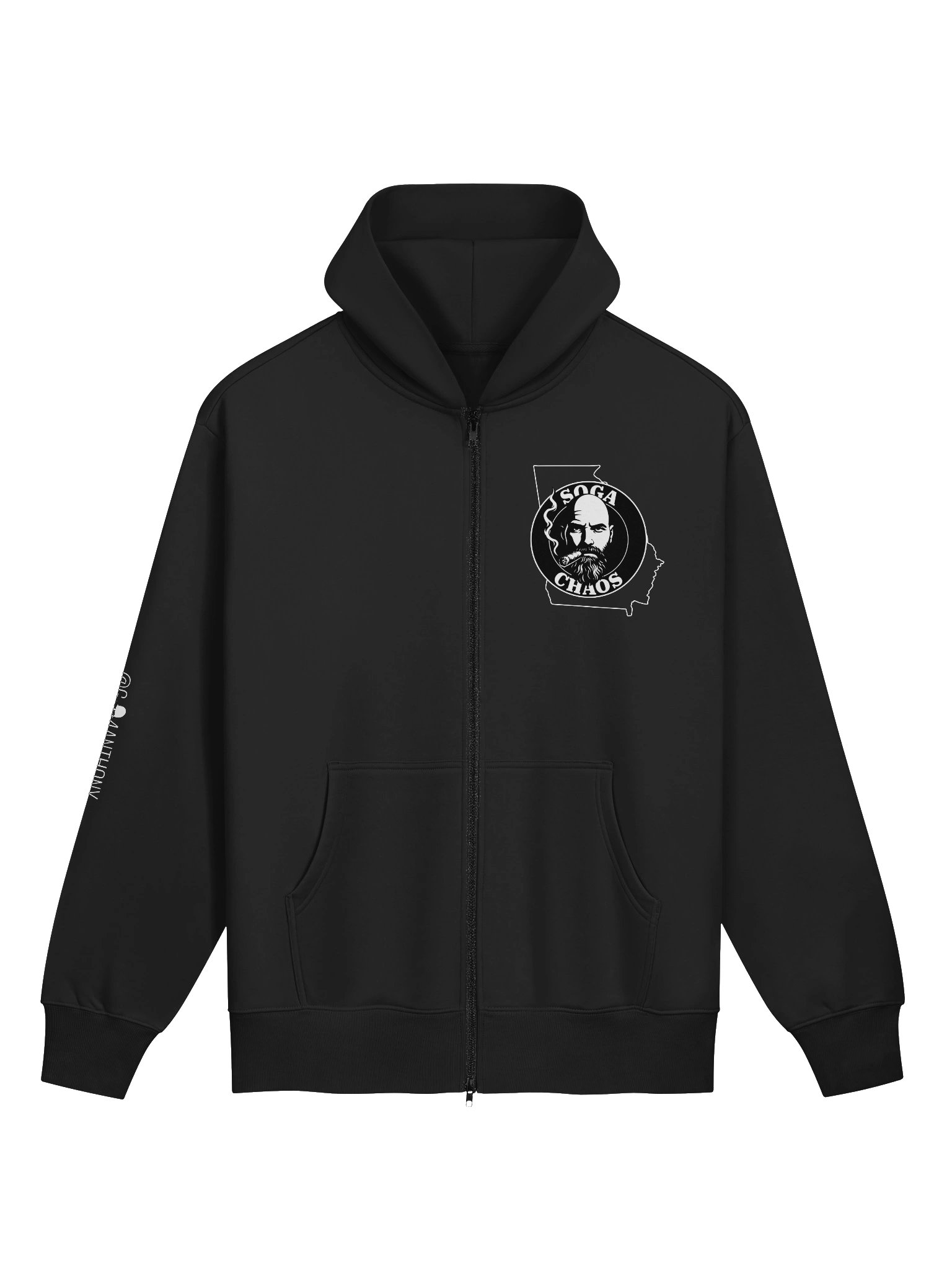 SOGA CHAOS GEORGIA ROOTS ZIP HOODIE product image (1)