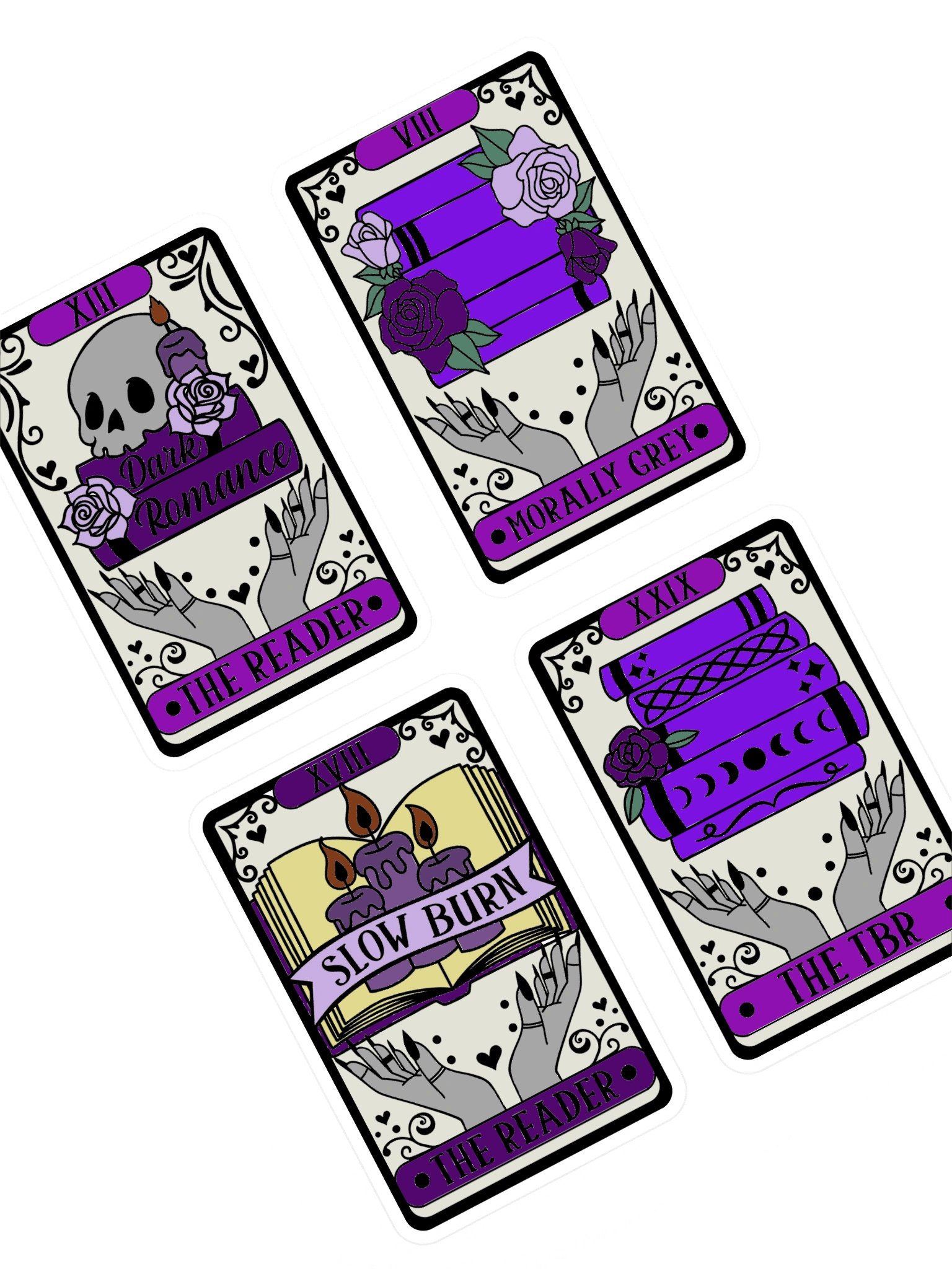 Bookish Tarot Sticker Sheet product image (1)
