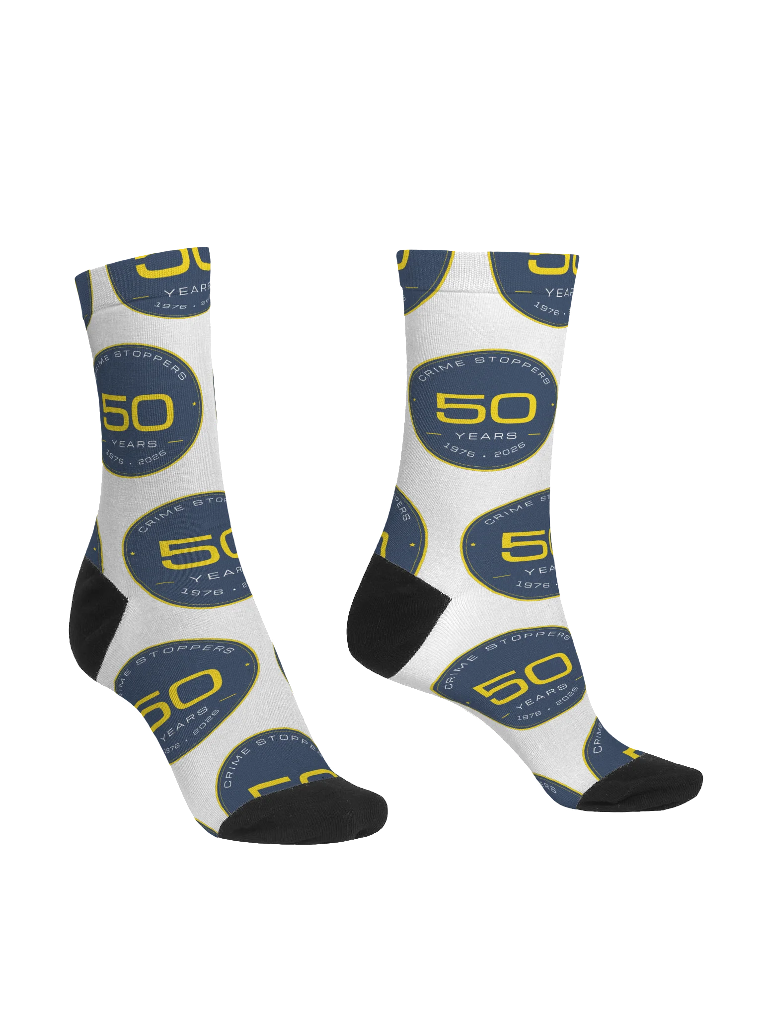 Crime Stoppers 50th Anniversary Crew Socks product image (3)