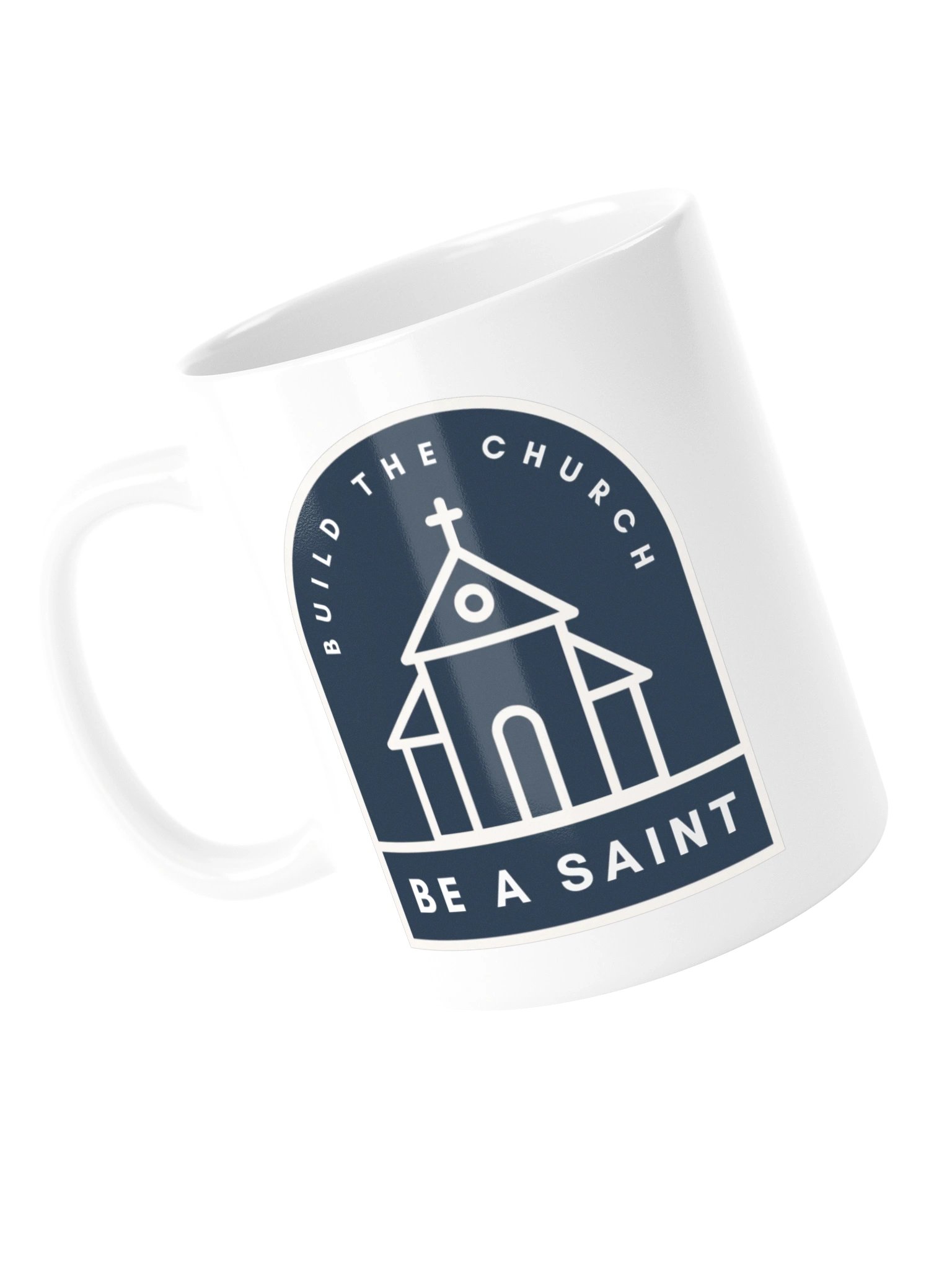 Build the Church, Be a Saint Mug (Blue) product image (13)