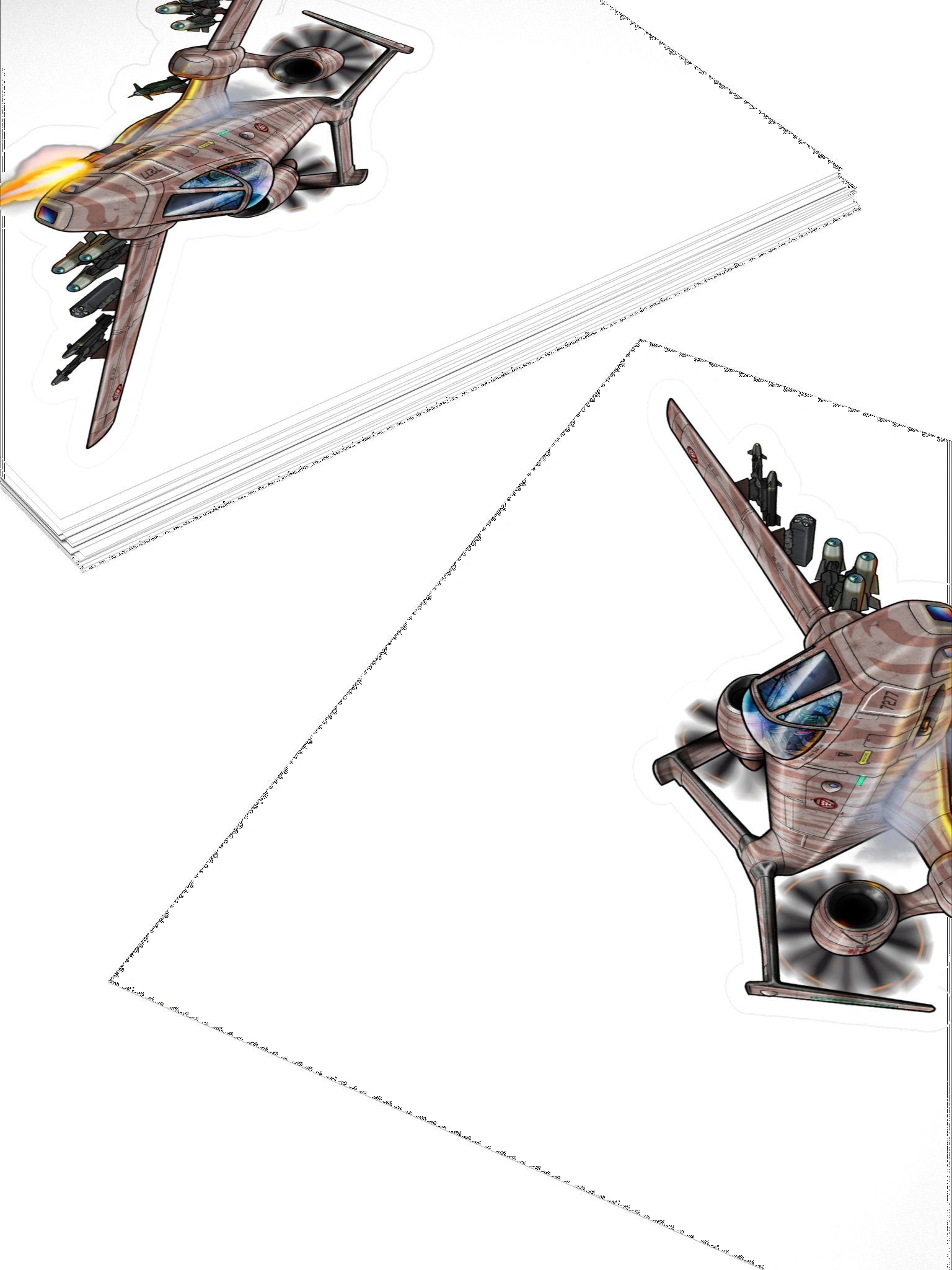 Brawler - Desert (5.5 inch Sticker) product image (4)