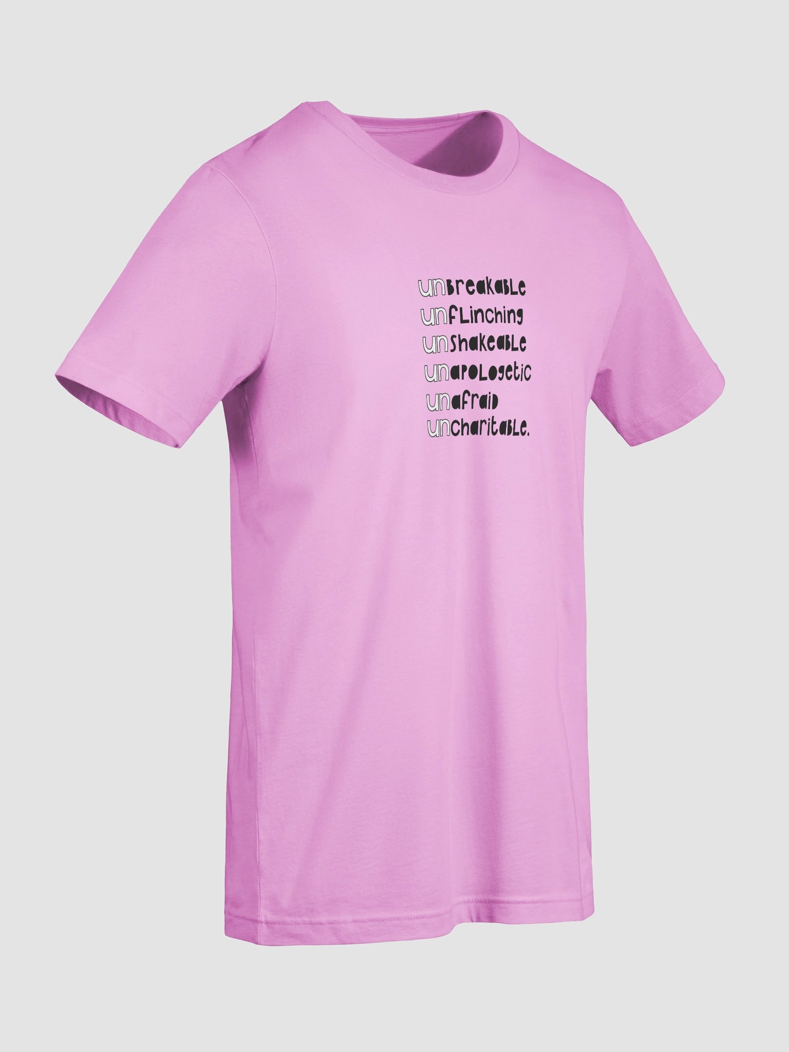 Be Uncharitable T-Shirt (light colours) product image (4)
